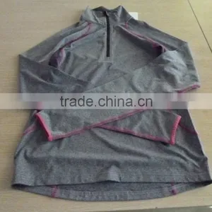 Factory Zipper Pony Ladies Sportwear Running Wear for Women thumbnail-1