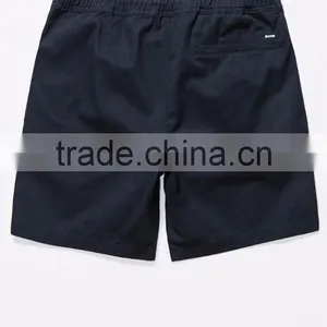 100% Cotton Solid Twill Drawstring Volley Shorts thumbnail-2