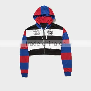 Women Stripe Hoddies Sexy Sportswear thumbnail-4
