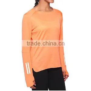 High Quality Women T-shirt Custom T-shirt Women t Shirt Wholesale China O-neck Long Sleeves t Shirt thumbnail-4