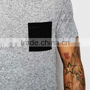 Guangzhou Shandao Factory 160g 100% Cotton O-Neck With Pocket Casual Summer Short Sleeve T Shirt Design thumbnail-4