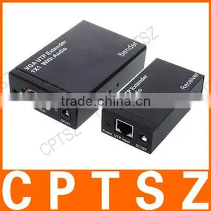 UTP VGA Audio/Video Extender - Black thumbnail-1