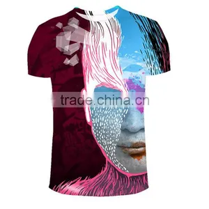 Fashion All 3D Printed Comfort Colors T-shirts Wholesale /china Import t Shirts From China H-069 thumbnail-1