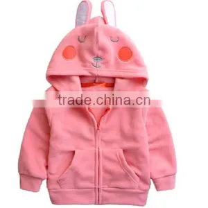 Winter Fleece Hooded Baby Romper With Zipper thumbnail-4