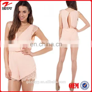 New Summer Sexy Lace Romper Jumpsuit For Women/Women Playsuit thumbnail-1