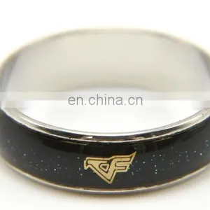 Copper Mood Ring Changing Colors by Emotional Feeling Band thumbnail-3