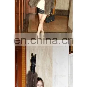 New Style Hot Sale Fox Fur Round Collar Coat for Women Winter Clothes Parka thumbnail-2