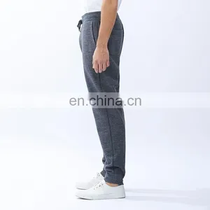 Boys Dark Marl Leisure French Terry Blank Sweatpants thumbnail-3