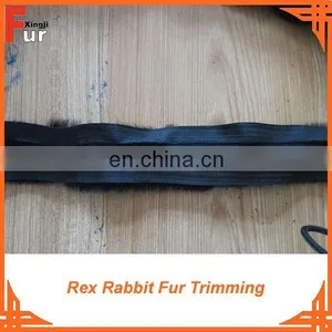 For Hood Rex Rabbit Fur Trimming thumbnail-2