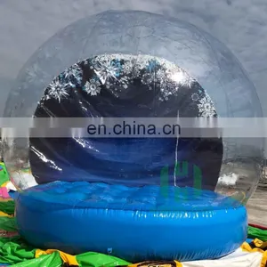 2017HI Hot Sale Christmas Decoration Giant Inflatable Bubble House ,Big Sonw Globe thumbnail-5