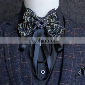 Aidocrystal Bow Tie Fashion Groom Men Colourful Plaid Male Marriage Butterfly Wedding Bow Ties thumbnail-1