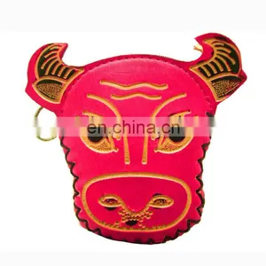 Cheap Personalized Handmade Coin Purses Wholesale Cow Coin Purse for Kids MCP-0035 thumbnail-1