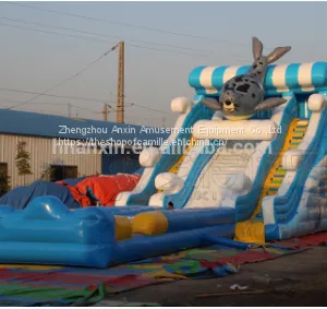 Inflatable Commercial Water Park Products Water Slides, Seal Sea Dog Type Inflatable Slide thumbnail-4