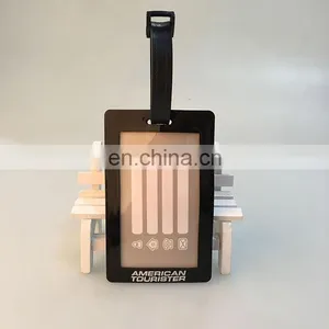 Custom Waterproof 3D Soft PVC Travel Luggage Tag With Plastic Buckle thumbnail-2