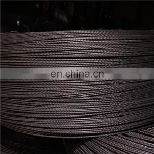 China Supplier High Tensile SWRH 77B SWRH 82B 12.70mm Post Tension pc Steel Wire for Prestressed Concrete Sleepers thumbnail-5