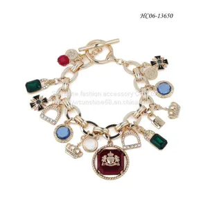 Beaded HC06-13650 Beaded Bracelets Metal Alloy Bangles thumbnail-1