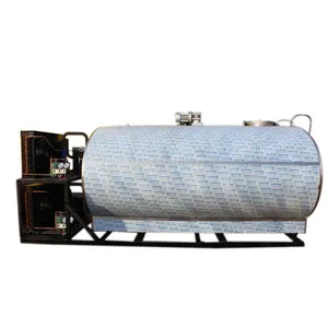 Hot Best Sale Industrial Bulk Refrigerated Small Vertical Milk Cooling Tank Price thumbnail-4