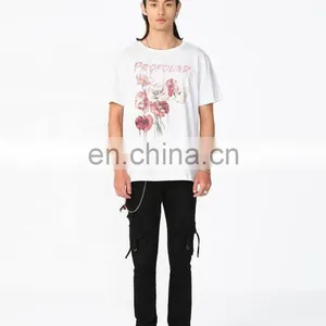 DiZNEW Custom High Quality Unisex t Shirt Printing White Blank T-shirt thumbnail-3