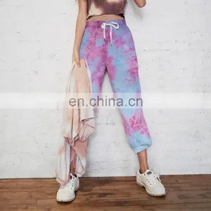 LAITE TR2021 Women Plus Size Pants Ladies Tie Dyed Trousers Women's Trousers thumbnail-4