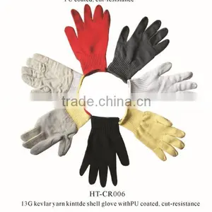Leather Coated Cut Resistant Gloves thumbnail-1