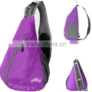 Packable Shoulder Backpack Sling Chest CrossBody Bag Cover Pack Rucksack for Bicycle Sport Hiking Travel Camping Bookbag Men Wo thumbnail-1