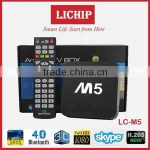 Smart Android 4.4 S805 1080p 3D Bluetooth 4.0 LC- M5 TV Box thumbnail-3