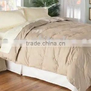 BSS103-Microfiber Feather and Down Blend Comforter With Free Throw thumbnail-1