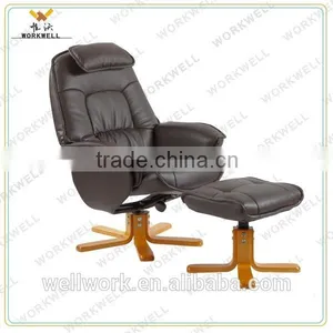 WorkWell the Cheapest PU Recliner Chair With Footrest Kw-R38 thumbnail-1