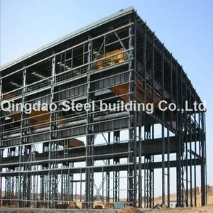 Prefabricated Light Weight Steel Strucuture Frame Warehouse Building/Prefab Steel Metal Warehouse thumbnail-3