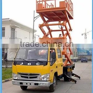Truck Mounted Hydraulic Aerial Work Platform Scissor Lift thumbnail-2