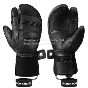 KUTOOK Ski Mittens 3M Thinsulate Waterproof Snowboarding Gloves thumbnail-1