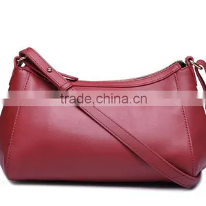 Guangzhou Manufacturer Cowhide Leather Single-handle Hobo Bag Ladies Satchels thumbnail-2