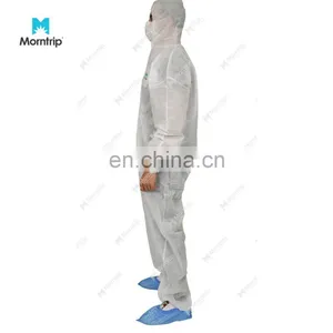 Wholesale Price White List Factory Livestock Breeding Use Clothing Comfortable and Durable PP Coverall With OEM Service thumbnail-4