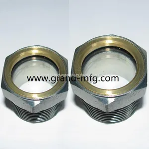 Nickel Plated MNPT Carbon Steel Oil Sight Glass With Stainless Steel Reflector thumbnail-4