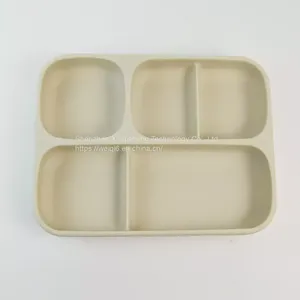 Silicone Baby Feeding Set Baby Feeding Plate Silicone Tableware Plate for Kids Toddlers Suction Silicone Dinner Plate thumbnail-3
