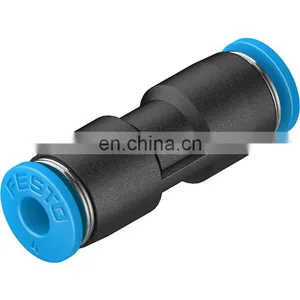Genuine Festo Fitting Eason Easun Pneumatic Fitting Festo QSLV-G1/4-6 186139 QSLVG146186139 thumbnail-1