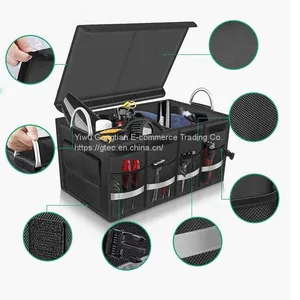 Factory Wholesale Universal Oxford Travel Organizer Folding Car Trunk Storage Box thumbnail-5