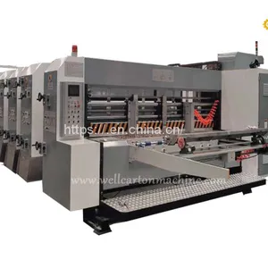 Automtic Ink Flexo Printer Slotter Die Cutter With Stacker Equipment thumbnail-1