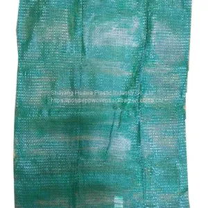 Fruit Vegetable Knitted Net Mesh Bag PP PE Leno Onion Bags Firewood Packaging Bags thumbnail-5