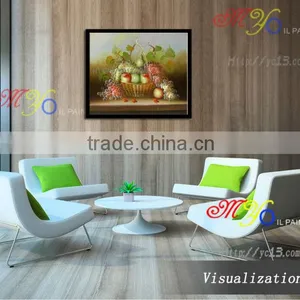 New Artwork Impressionist Handmade Fruit Oil Painting on Canvas Home Decor thumbnail-3