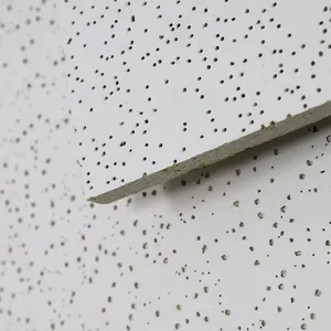 Factory Supply Rock Wool Fibre Board Acoustical Mineral Fiber Ceiling Board Mineral Acoustic Ceiling thumbnail-4