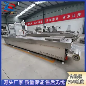 Automatic Salmon Vacuum Packaging Machine; Seafood Vacuum Sealing Equipment thumbnail-1