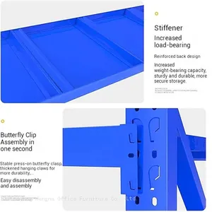 Customizable Steel Shelving Units – Eco-Friendly Boards & Snap-On Design for Office Archive & Supply Rooms-Easy Installation thumbnail-3