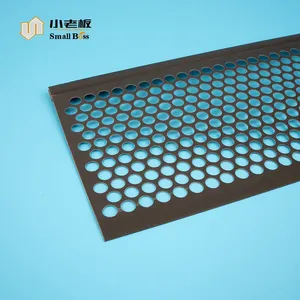 Easy to Install Durable Weather UV Resistant Roof Install PVC Gutter Guards in Perforated Plastic thumbnail-3