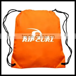 Custom Logo Polyester Sport Drawstring Backpack thumbnail-1