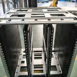 100 штук стеллажей для хранения печатных плат (PCB) с вместимостью 2 колоннами, антистатические стеллажи для печатных плат (PCB) для линий SMT thumbnail-1