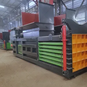 Cardboard Box Baler Machine Corrugated Balencer for Plastic Waste Cardboard Recycling thumbnail-1