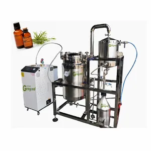 100L - 500L Honeysuckle Plant Flower Leaf Essential Oil Extractor Extraction Machine Essential Oil Distillation Equipment thumbnail-1