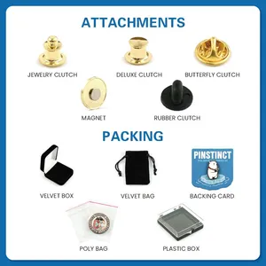 Personalized Your Own Pines Metalicos al Por Mayor 2d 3D Brand Letter Badge Pin Metal Zinc Alloy Enamel Lapel Pins thumbnail-4