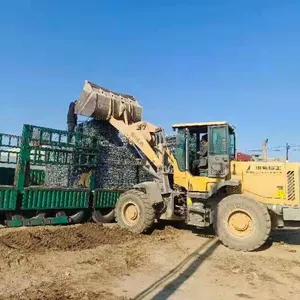 Specifications of Gabion Cages for Gully Slope Protection, Gabion Cages for Riverbank Foundation Toe Protection, Galvanized Wire Mesh Boxes thumbnail-5